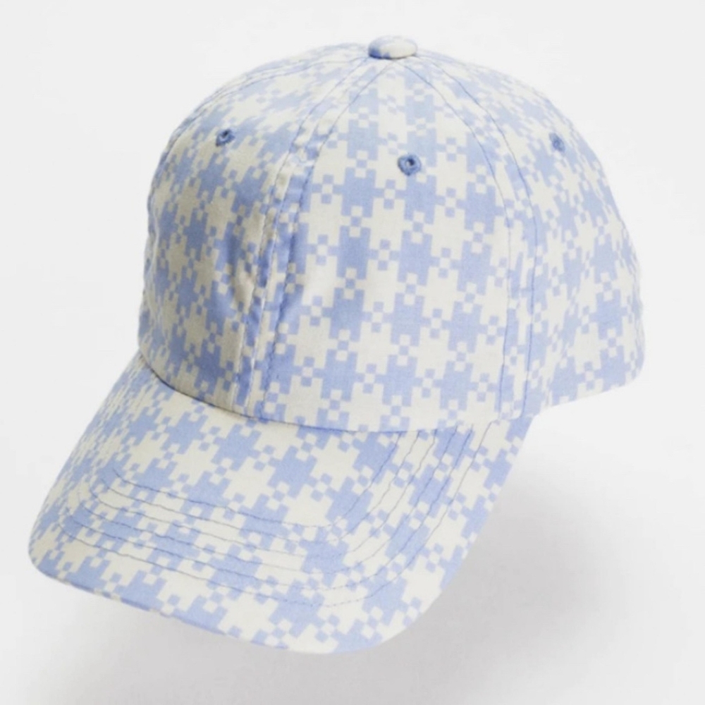 Baggu Gingham Pixel Baseball Cap - image 1